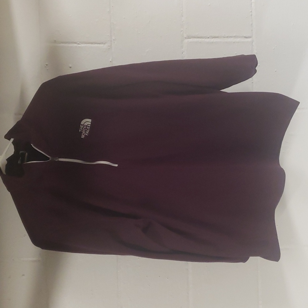 North Face Men's Pull Over Large Red Fleece